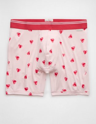 AEO Men's Valentine's Day Hearts 6" Ultra Soft Boxer Brief