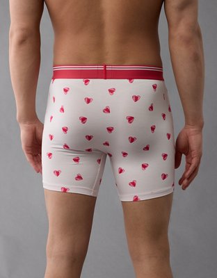 AEO Men's Valentine's Day Hearts 6" Ultra Soft Boxer Brief