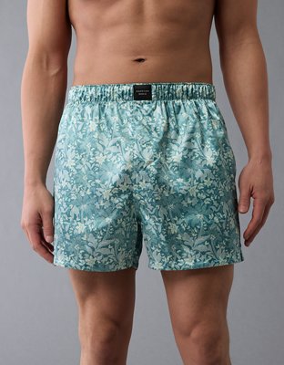 AEO Men´s Palm Trees Satin Pocket Boxer Short