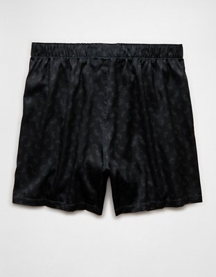 AEO Men's Paisley Satin Pocket Boxer Short