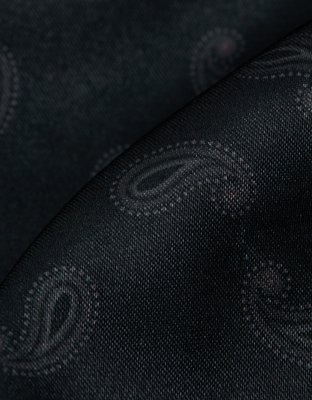 Caleçon boxeur à poche en satin motif cachemire pour hommes AEO