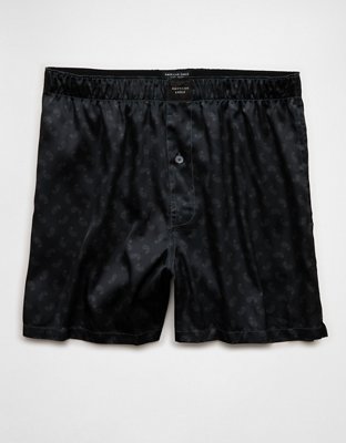 AEO Men's Paisley Satin Pocket Boxer Short
