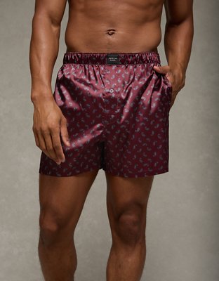 AEO Men's Satin Pocket Boxer Short