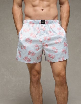 AEO Men's Food Satin Pocket Boxer Short