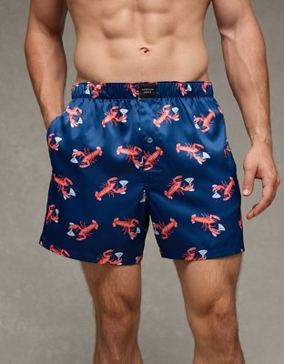 AEO Men's Satin Pocket Boxer Short