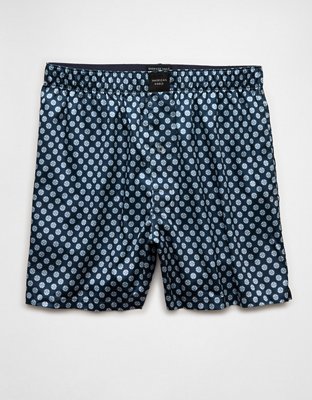 AEO Men's Compass Satin Pocket Boxer Short