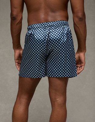 Caleçon boxeur à poche en satin boussole pour hommes AEO