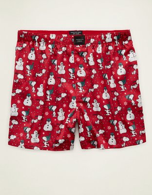 AEO Men's Snoopy Satin Pocket Boxer Short