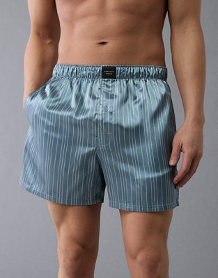 AEO Men´s Striped Satin Pocket Boxer Short