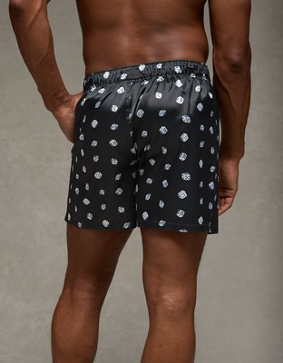 AEO Men's Dice Satin Pocket Boxer Short