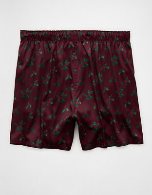 AEO Men's Holly Satin Pocket Boxer Short