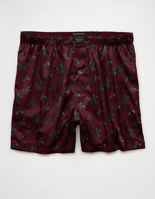 AEO Men's Holly Satin Pocket Boxer Short