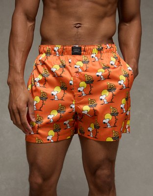 AEO Men's Snoopy Satin Pocket Boxer Short