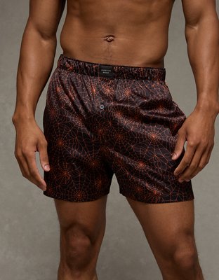 AEO Men's Halloween Satin Pocket Boxer Short