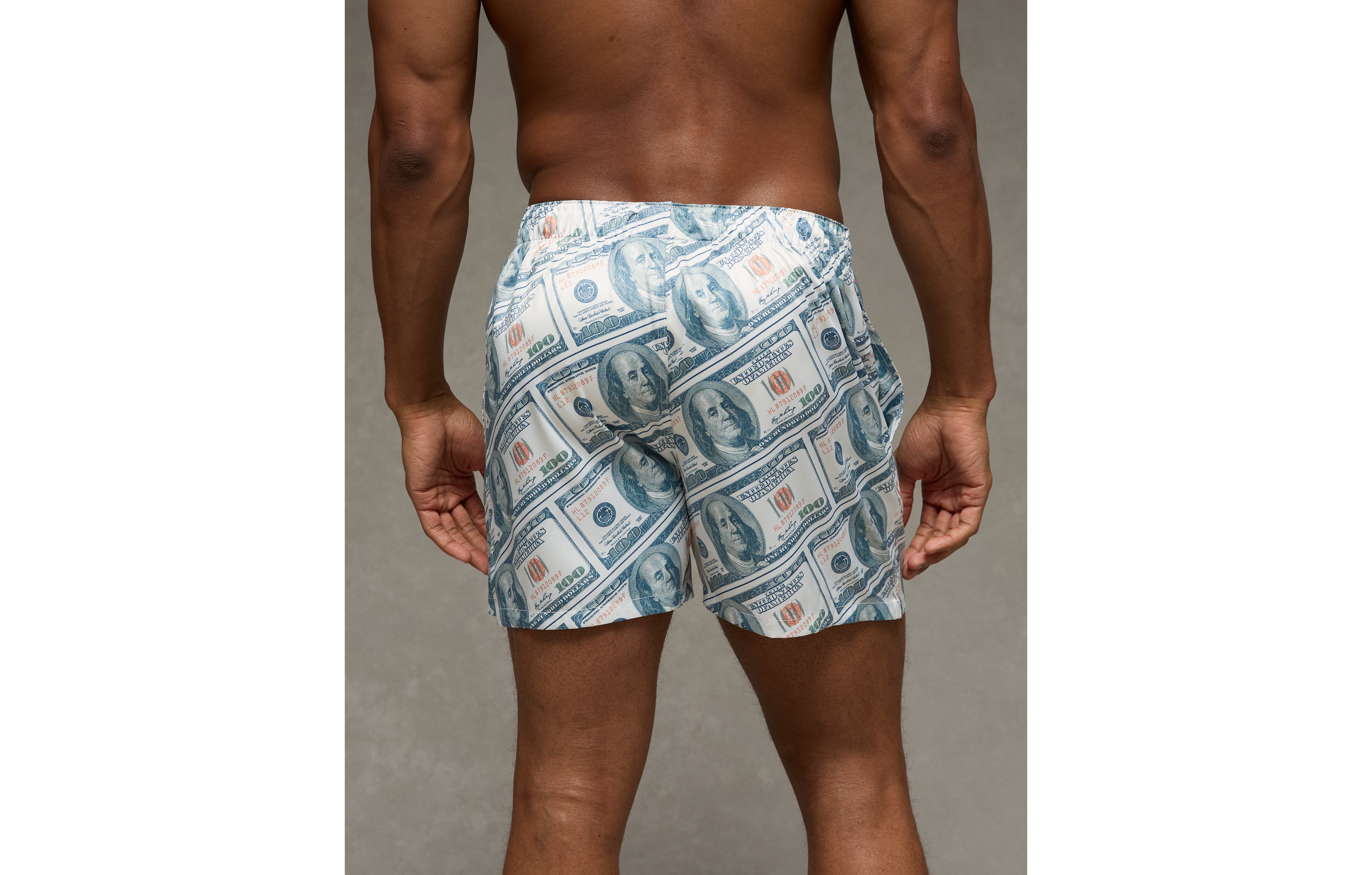 AEO Men's Money Satin Pocket Boxer Short