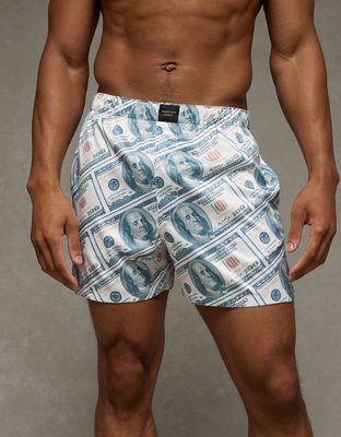 AEO Men's Satin Pocket Boxer Short from American Eagle - $17.95