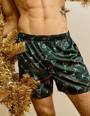 AEO Men's Satin Pocket Boxer Short