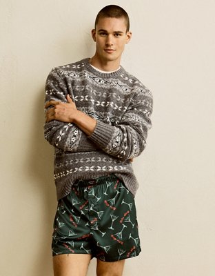 AEO Men's Satin Pocket Boxer Short