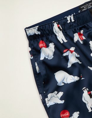 AEO Men's Coca Cola Satin Pocket Boxer Short
