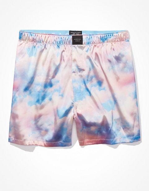 Мужские брюки American Eagle AEO Clouds Satin Pocket Boxer Short