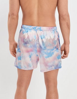 Мужские брюки American Eagle AEO Clouds Satin Pocket Boxer Short — фото 3
