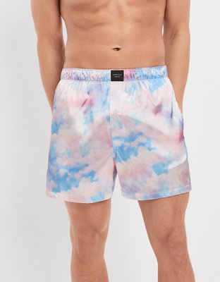 AEO Clouds Satin Pocket Boxer Short