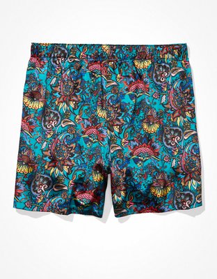 AEO Paisley Satin Pocket Boxer Short