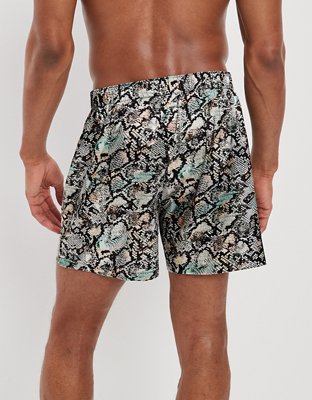 AEO Snake Skin Satin Pocket Boxer Short