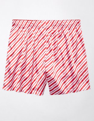 Мужские брюки American Eagle AEO Peppermint Satin Pocket Boxer Short — фото 3