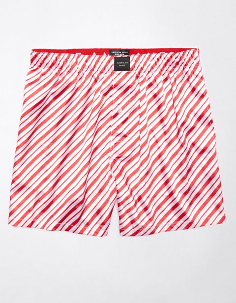 Мужские брюки American Eagle AEO Peppermint Satin Pocket Boxer Short