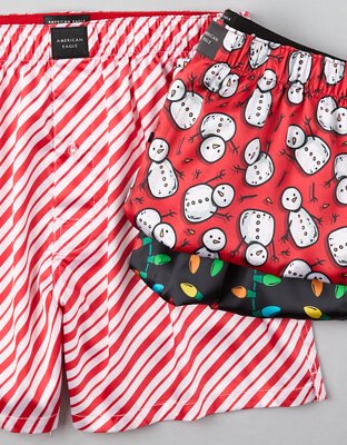 AEO Peppermint Satin Pocket Boxer Short