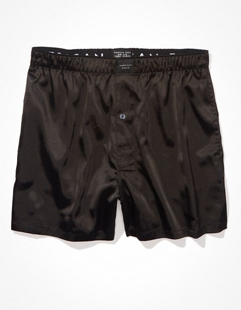 Мужские брюки American Eagle AEO Solid Satin Pocket Boxer Short