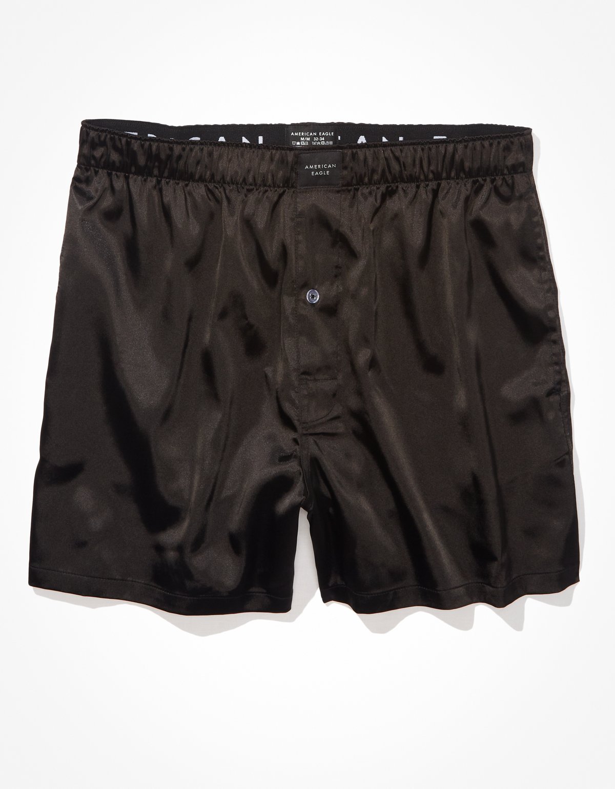 AEO Men's Solid Satin Pocket Boxer Short - image 3