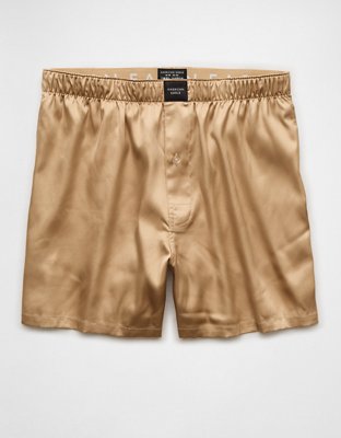 AEO Solid Satin Pocket Boxer Short