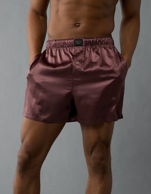 AEO Men´s Solid Satin Pocket Boxer Short