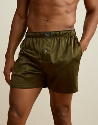 AEO Men's Satin Pocket Boxer Short