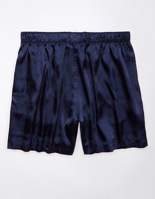 AEO Solid Satin Pocket Boxer Short