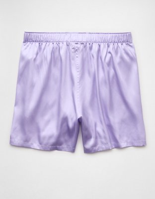 AEO Solid Satin Pocket Boxer Short