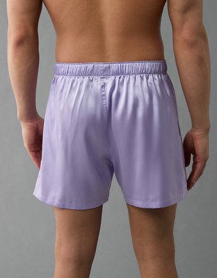 AEO Solid Satin Pocket Boxer Short