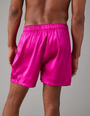 AEO Solid Satin Pocket Boxer Short