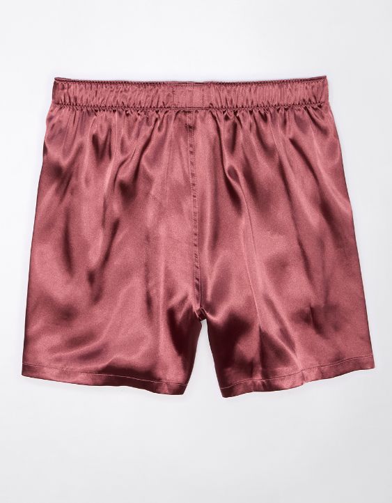 AEO Solid Satin Pocket Boxer Short