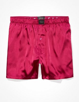 Red silk best sale boxer shorts