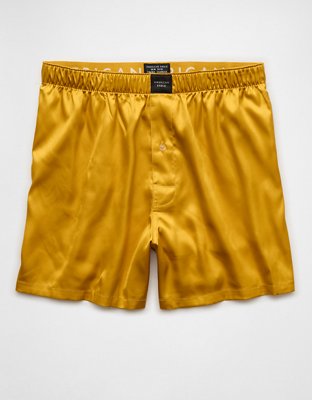 AEO Solid Satin Pocket Boxer Short