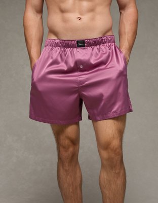 AEO Men's Satin Pocket Boxer Short