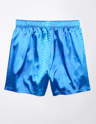 AEO Snake Skin Satin Pocket Boxer Short