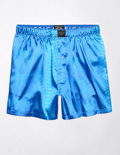 Мужские брюки American Eagle AEO Snake Skin Satin Pocket Boxer Short