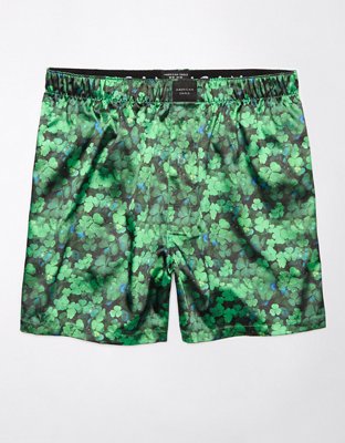 AEO Clovers Satin Pocket Boxer Short