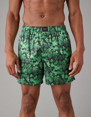 AEO Clovers Satin Pocket Boxer Short