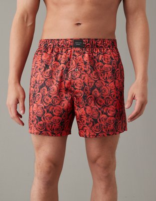 AEO Solid Satin Pocket Boxer Short