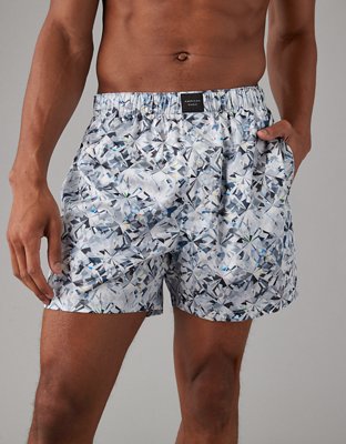 AEO Short Bóxer de Satén con Bolsillo de Diamantes